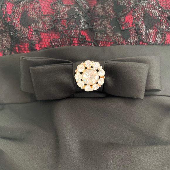 Fuschia&Black Cocktail Dress - Picture 3 of 7